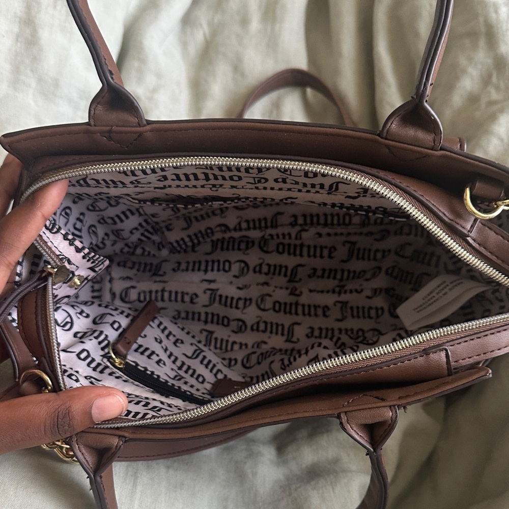 Juicy Couture Brown Crossbody Bag with Gold Accent - Picture 5 of 5